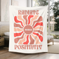 Boho Personalized Positive Quote Throw Blanket Melon