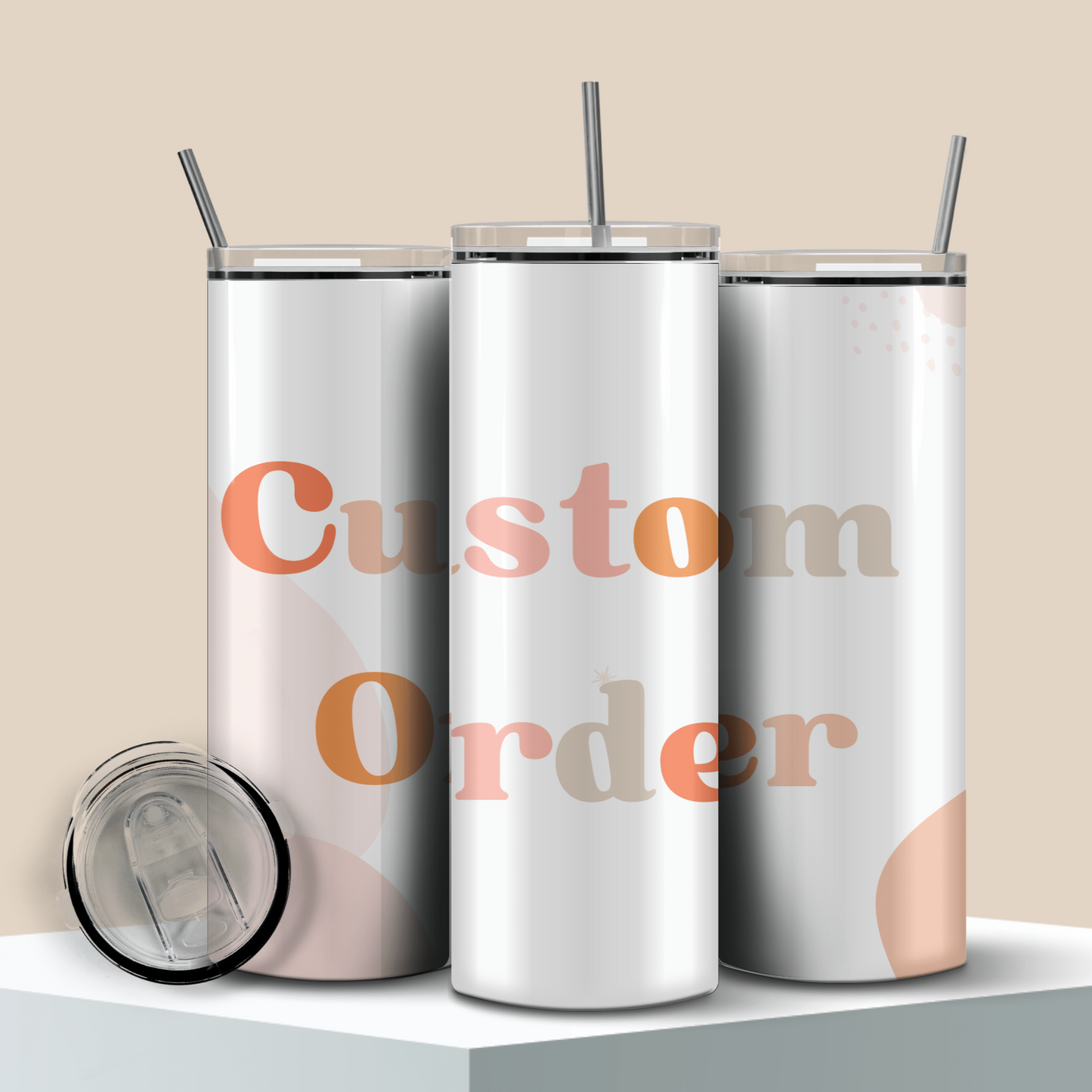 Custom 20 oz Skinny Tumbler Order