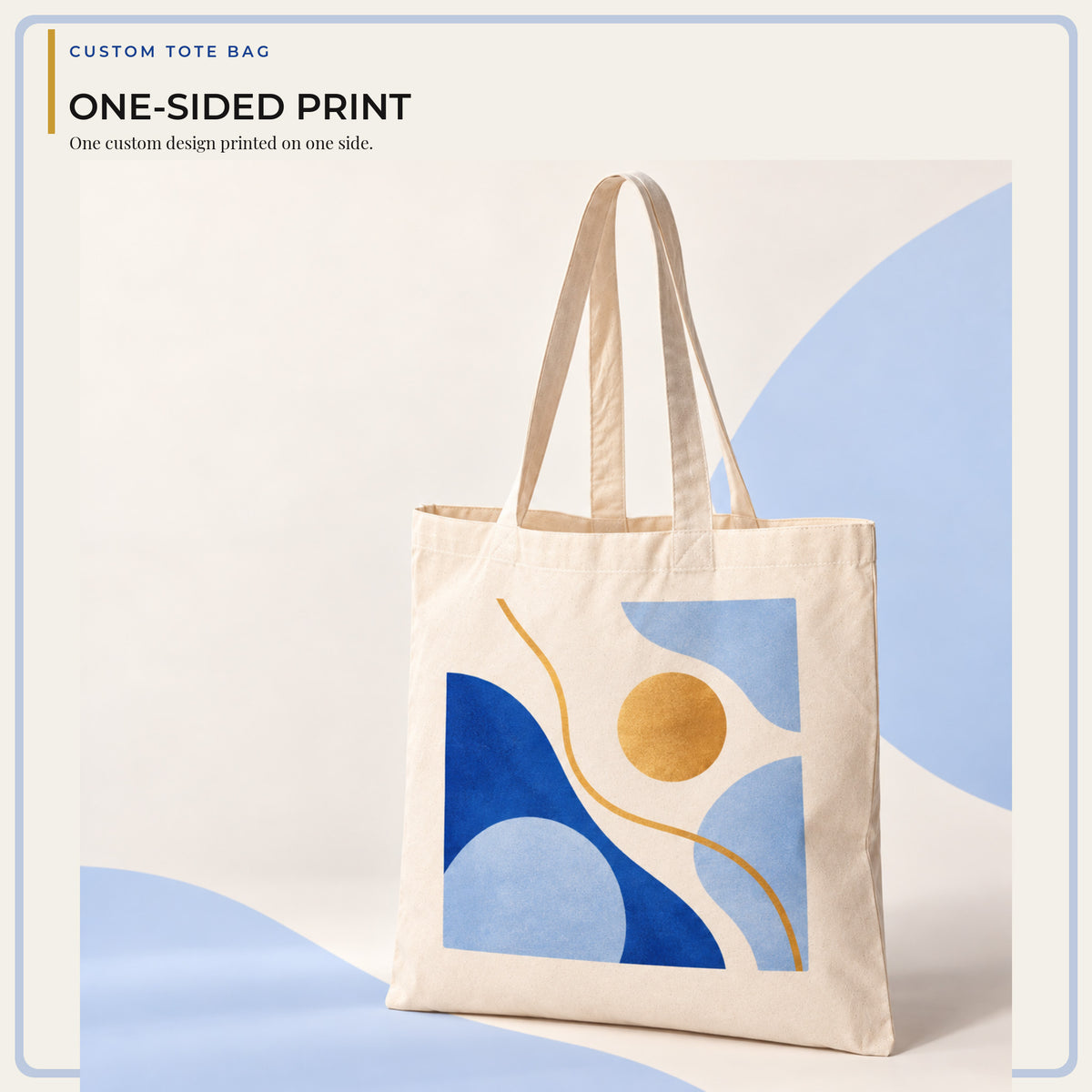 Custom Tote Bag – Upload Your Image or Logo