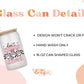 Cool Santa Glass Can