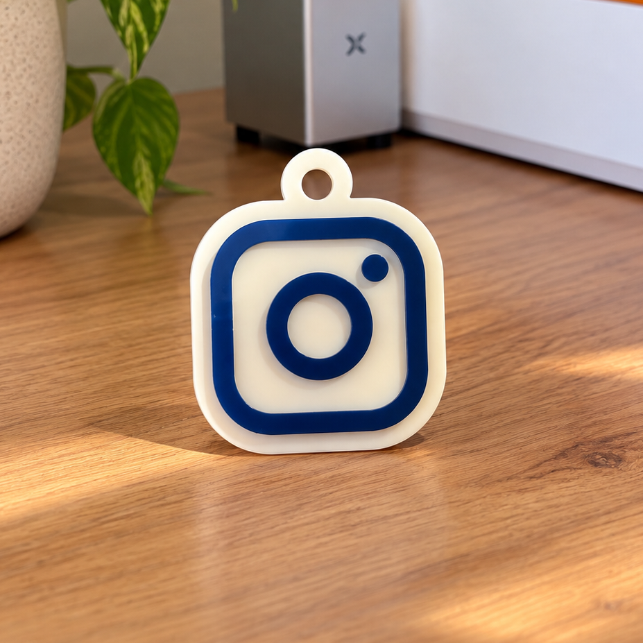 Custom NFC Digital Business Card Keychain