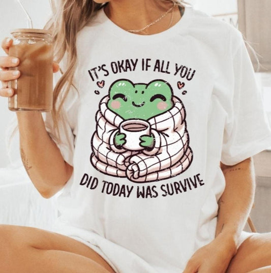 Women's Oversized Sleep Shirt for Mental Health, White